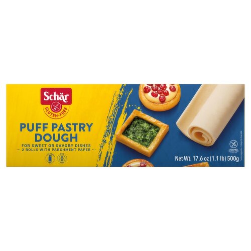 Schär Puff Pastry Dough, 17.6 oz