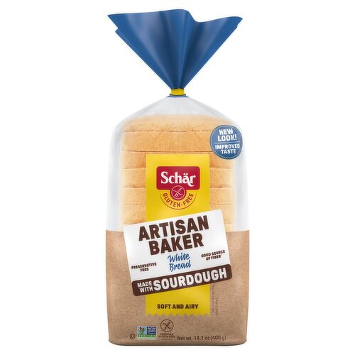 Schär Gluten-Free Artisan Baker White Bread, 14.1 oz