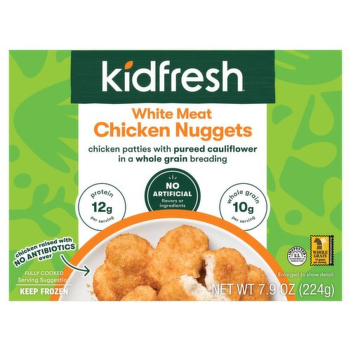 Kidfresh White Meat Chicken Nuggets, 7.9 oz