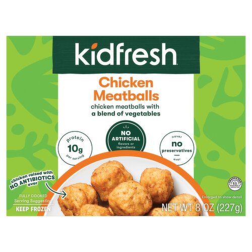 Kidfresh Chicken Meatballs, 8 oz