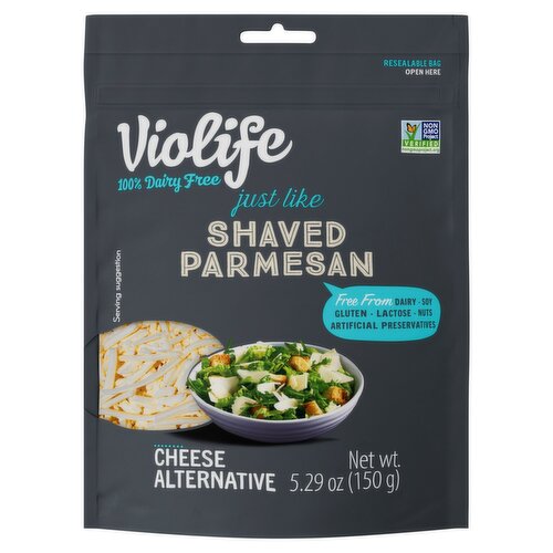 Violife Cheese Alternative Shaved Parmesan, 5.29 oz
