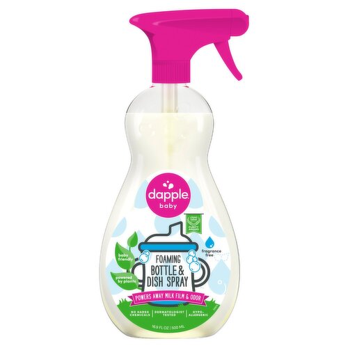 Dapple Baby Foaming Bottle & Dish Spray, 16.9 fl oz