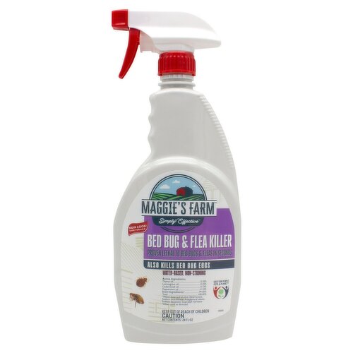 Maggie's Farm Simply Effective Bed Bug & Flea Killer, 24 fl oz