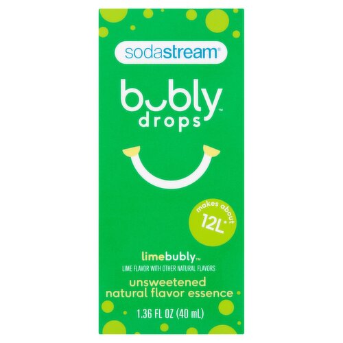sodastream Limebubly Bubly Drops, 1.36 fl oz