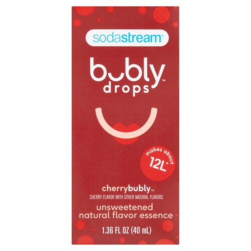 sodastream Cherrybubly Bubly Drops, 1.36 fl oz