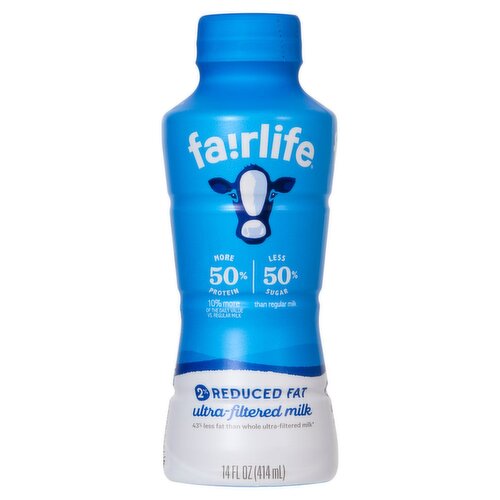 Fairlife 2% Reduced Fat Ultra-Filtered Milk, 14 fl oz