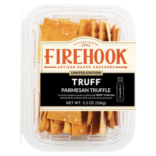 Firehook Truff Parmesan Truffle Artisan Baked Crackers Limited Edition, 5.5 oz