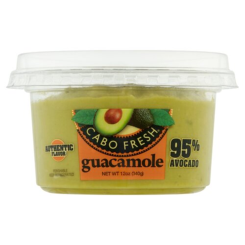 Cabo Fresh Authentic Flavor Guacamole, 12 oz