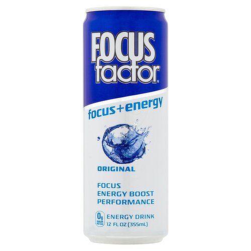 Focus Factor Focus+Energy Original Energy Drink, 12 fl oz