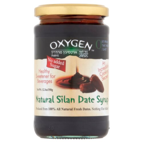 Oxygen Natural Silan Date Syrup, 12.3 oz