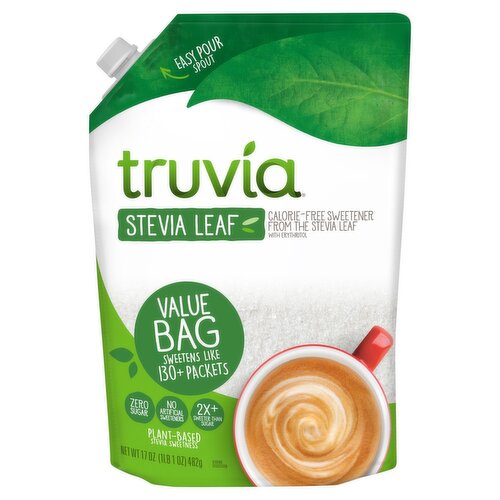 Truvia Stevia Leaf Calorie-Free Sweetener, 17 oz