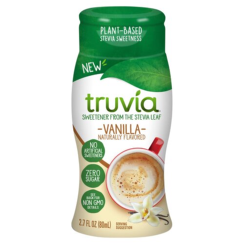 Truvia Vanilla Sweetener from the Stevia Leaf, 2.7 fl oz