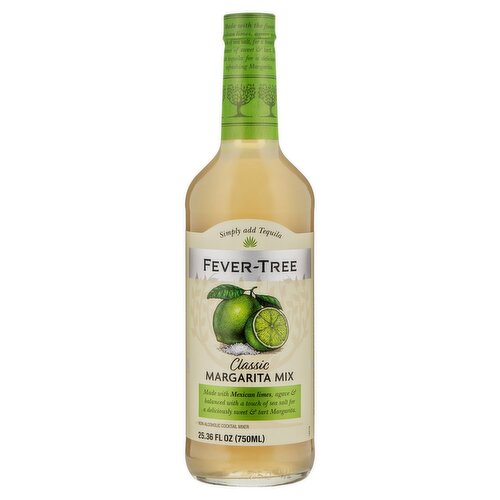 Fever-Tree Classic Margarita Mix Non-Alcoholic Cocktail Mixer, 25.36 fl oz