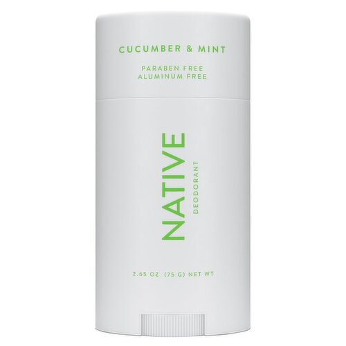 NATIVE Cucumber & Mint Deodorant, 2.65 oz