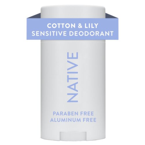 Native Sensitive Cotton & Lily Deodorant, 2.65 oz