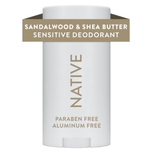 Native Sensitive Sandalwood & Shea Butter Deodorant, 2.65 oz