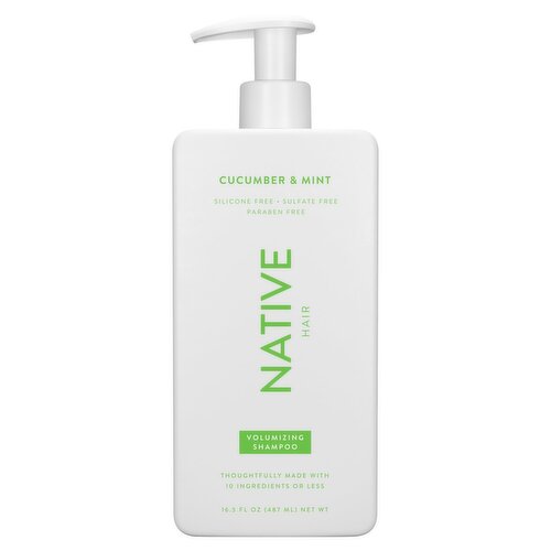 Native Cucumber & Mint Hair Volumizing Shampoo, 16.5 fl oz