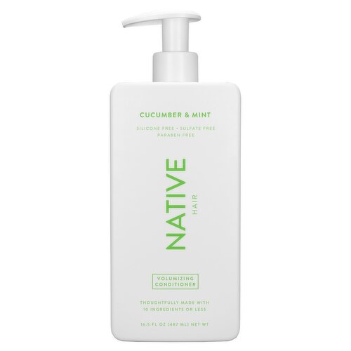 Native Cucumber & Mint Hair Volumizing Conditioner, 16.5 fl oz