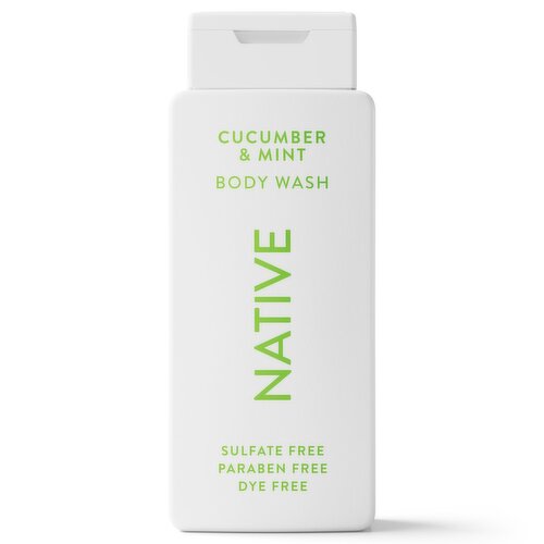 Native Cucumber & Mint Body Wash 18oz