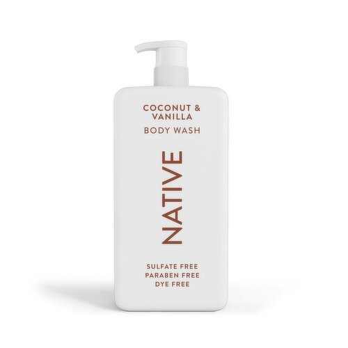 Native Coconut & Vanilla Body Wash 36 fl oz