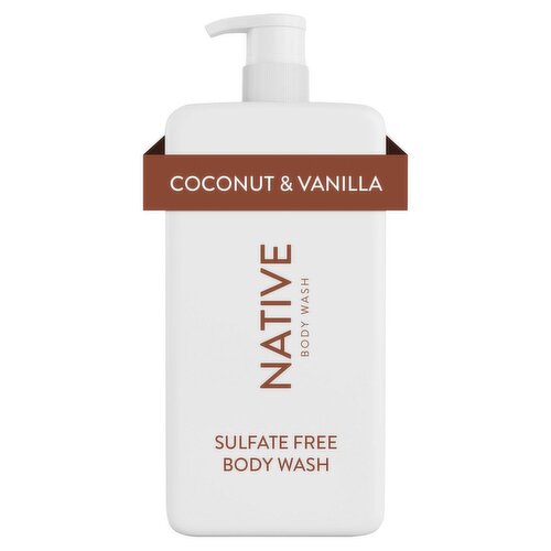 Native Coconut & Vanilla Body Wash, 36 fl oz