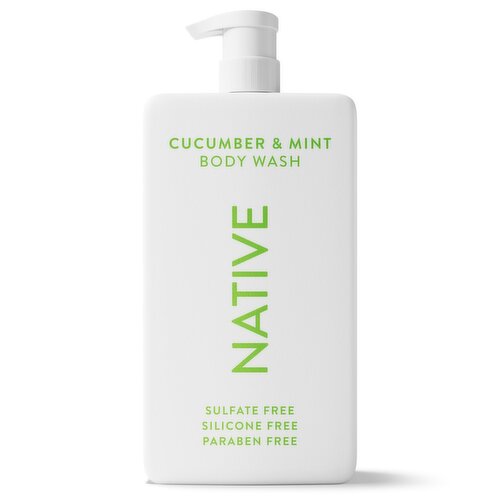 Native Body Wash Cucumber & Mint, 36 fl oz