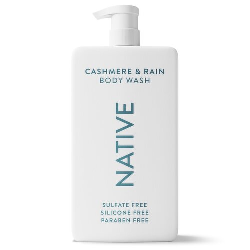 Native Body Wash, Cashmere & Rain, Sulfate Free, Naturally Derived Ingredients, 36 FL OZ