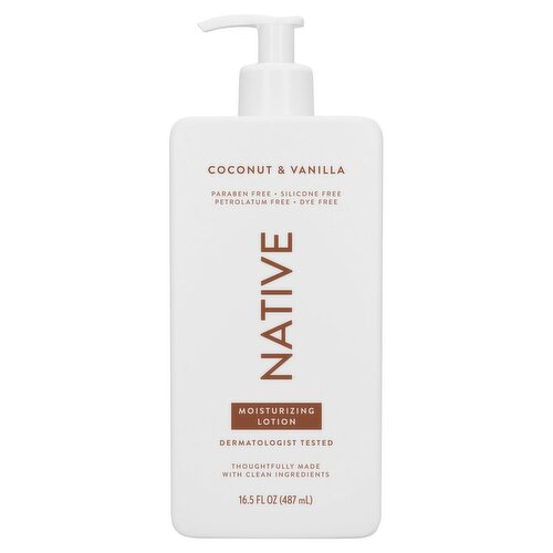 Native Coconut & Vanilla Moisturizing Lotion, 16.5 fl oz