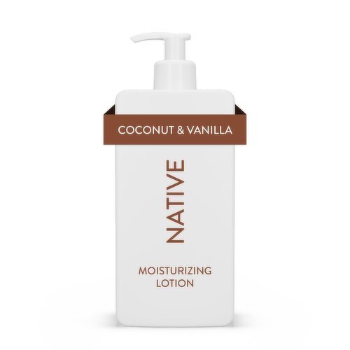 Native Moisturizing Hand & Body Lotion, Coconut & Vanilla, Silicone Free, for Women and Men, 16.5 o