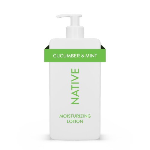 Native Moisturizing Hand & Body Lotion, Cucumber & Mint, Silicone Free, for Women and Men, 16.5 oz