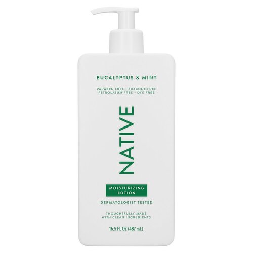Native Eucalyptus & Mint Moisturizing Lotion, 16.5 fl oz