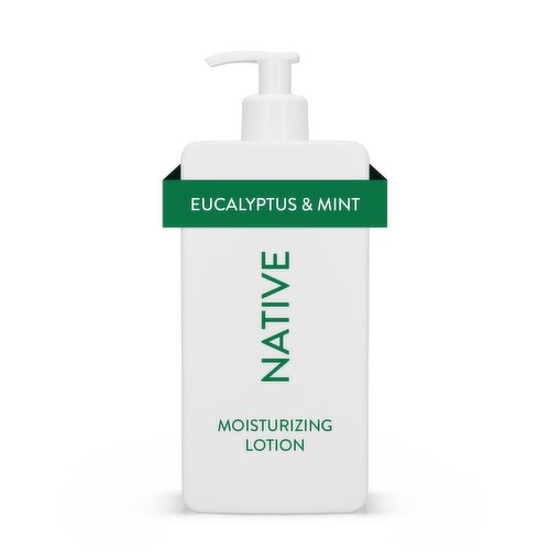 Native Moisturizing Hand & Body Lotion, Eucalyptus & Mint, Silicone Free, for Men and Women, 16.5 o