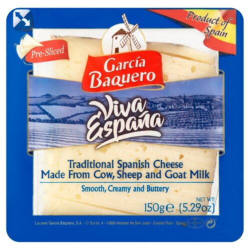 García Baquero Viva Espana Pre-Sliced Traditional Spanish Cheese, 5.29 oz