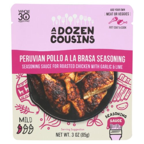 A Dozen Cousins Mild Peruvian Pollo A La Brasa Seasoning Sauce, 3 oz