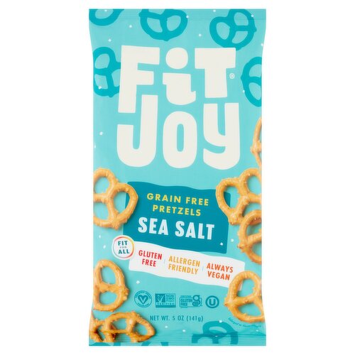 FitJoy Sea Salt Grain Free Pretzels, 5 oz