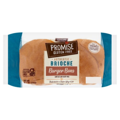 Promise Gluten Free Brioche Burger Buns, 9.17 oz