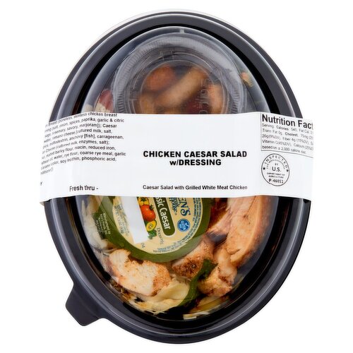 Fresh Creative Cuisine Chicken Caesar Salad w/Dressing, 9.2 oz