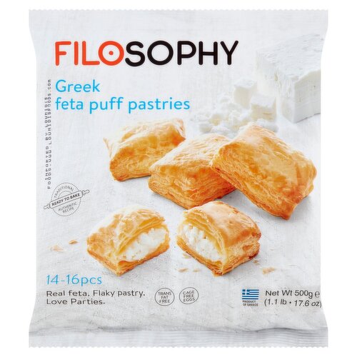 Filosophy Greek Feta Puff Pastries, 17.6 oz