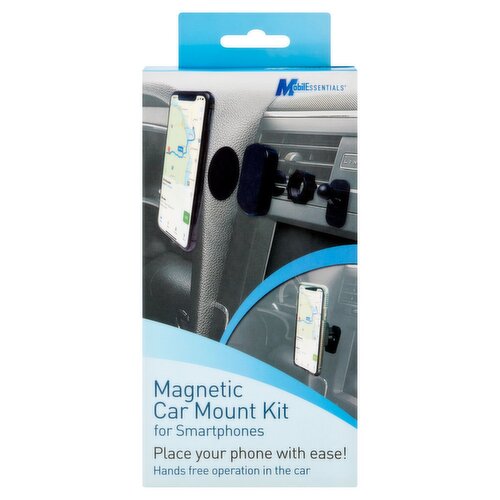 MobilEssentials Magnetic Car Mount Kit for Smartphones