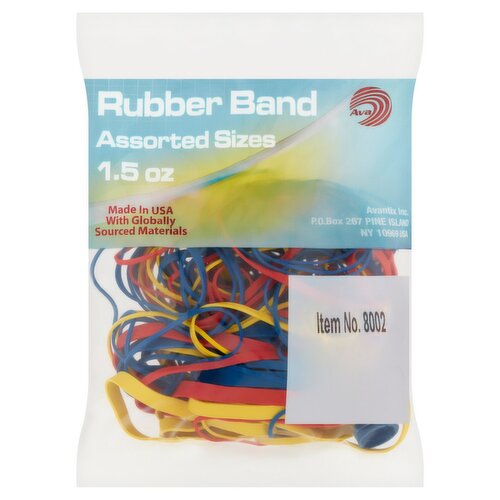 Ava Assorted Sizes Rubber Band, 1.5 oz