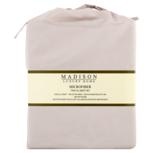 Madison Luxury Home Microfiber Twin XL Sheet Set