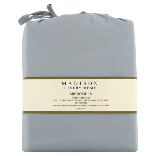 Madison Luxury Home Microfiber Queen Sheet Set
