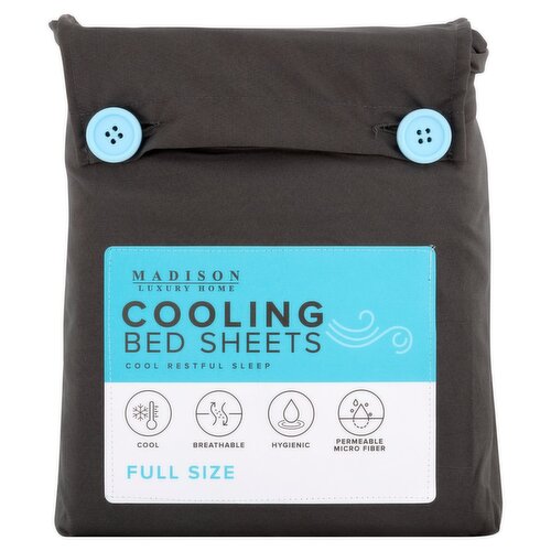 Madison Luxury Home Cooling Bed Sheets Full Size