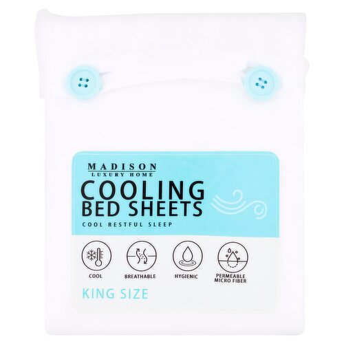 Madison Luxury Home King Size Cooling Bed Sheets