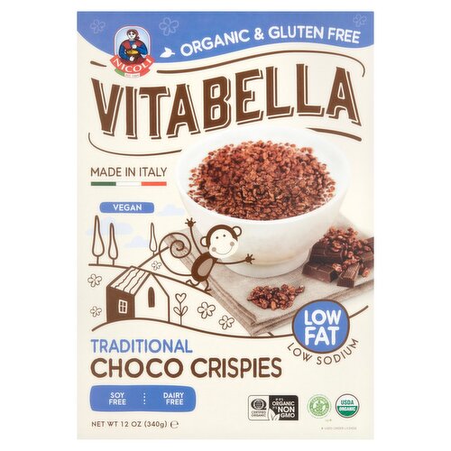 Nicoli Vitabella Traditional Choco Crispies, 12 oz