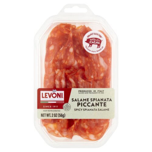 Levoni Spicy Spianata Salame, 2 oz