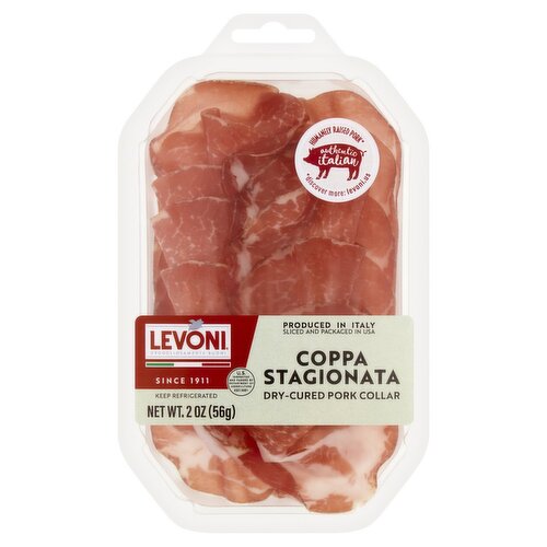 Levoni Dry-Cured Pork Collar, 2 oz