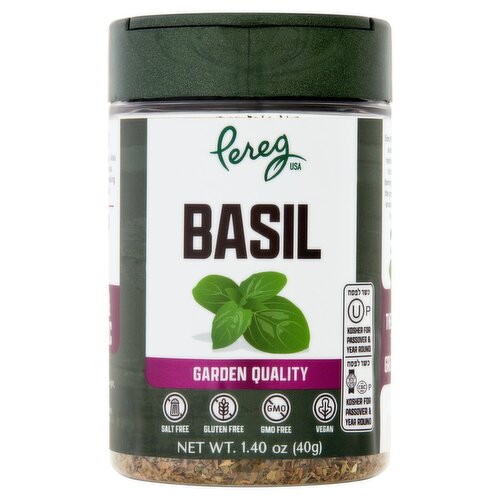 Pereg Garden Quality Basil, 1.40 oz