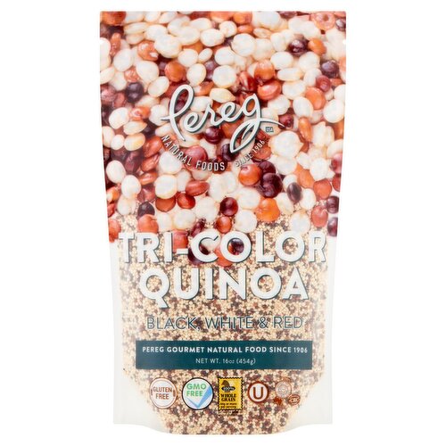 Pereg Black, White & Red Tri-Color Quinoa, 16 oz