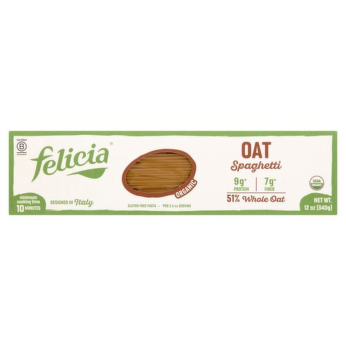 felicia Organic Oat Spaghetti, 12 oz